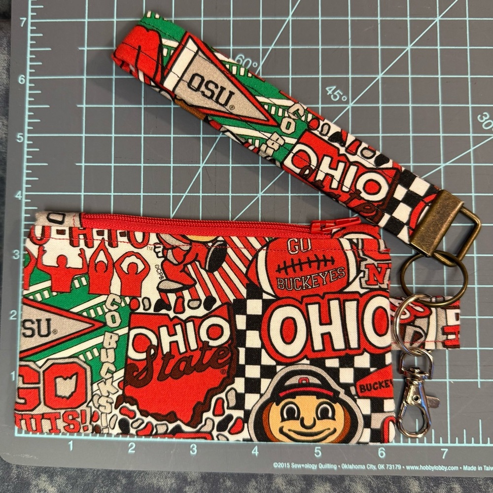 Ohio State Buckeyes Red Wristlet Clutch